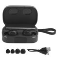 thumbnail image 1 of Auriculares inalámbricos Bluetooth 5.0 verdaderos Mini InEar HD Mirror Pantalla digital Power Bank (K2 negro), 1 of 5