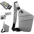 thumbnail image 4 of LHSHID Personal Flex Bag for Women Men Slim Sling Bag Anti Theft Sling Crossbody Bag Casual Chest Daypack Personal Pocket Bag for Travel, 4 of 6