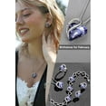 thumbnail image 6 of Leafael Necklaces for Women, Infinity Love Heart Pendant with Tanzanite Purple Birthstone Crystal for February, Jewelry Gifts for Wife, Silver Plated 18 + 2 inch Chain, Birthday Gift for Mom Girls Her, 6 of 6