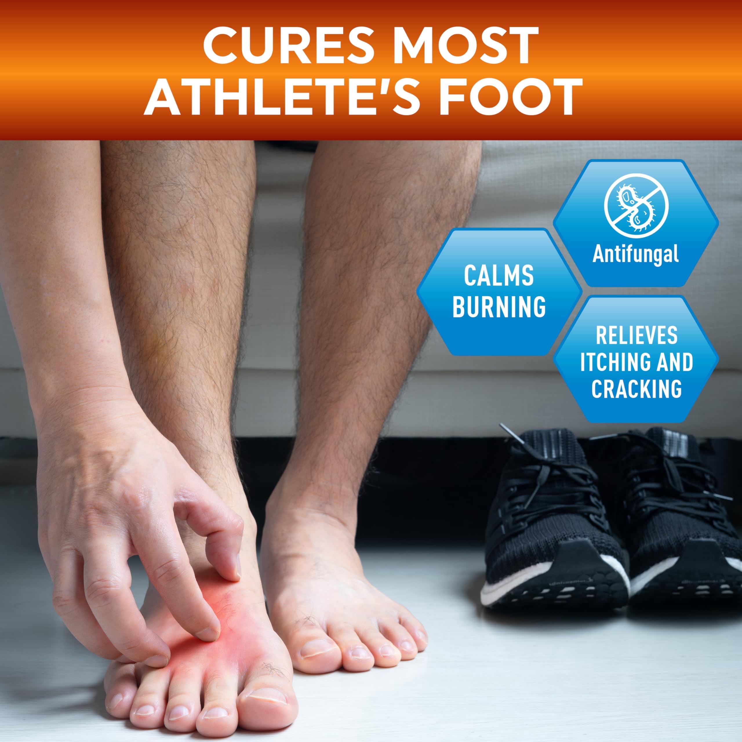 MED PRIDE Antifungal Cream 1% Clotrimazole – Antifungal Ointment for Jock Itch, Athlete’s Foot & Ringworm, Foot Fungus Treatment Relieves Itching 1oz