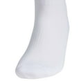 thumbnail image 3 of adidas Men's Athletic Cushioned Quarter Sock (6-Pair), White/Black, Large, (Shoe Size 6-12), 3 of 6