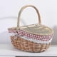 thumbnail image 1 of 2026 Country Style Wicker Picnic Basket for Outdoor Parties and BBQs, 1 of 1
