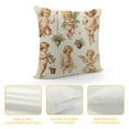 thumbnail image 4 of GOSMITH  Valentine's Day Throw Pillow Covers Love Rose Heart Pillow Cover Romantic Vintage Valentines Retro Pillow Cases Soft Decorative Cushion Cover for Couch Sofa Bed Decorations, 4 of 5