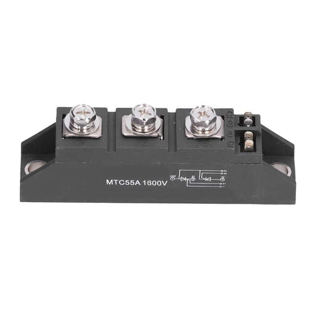 Rectificador de puente de 1600 V Rectificador de tiristores Protección automática Accesorios de potencia MTC55A