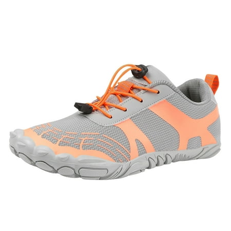 Fauean Shoes for Women Sneakers Non Slip Comfortable Hiking Shoes Simple Women s Shoes Grey Size 42