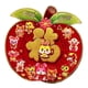 thumbnail image 5 of Adornos tradicionales para ventanas con personajes Fu flocados en rojo para restaurantes B, 5 of 9