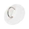 thumbnail image 2 of redondo en forma de D, sin pegamento, incluye de lazo con hebilla de cuerda de amarre de acero inoxidable 316 para bote inflable de PVC, blanco Sunnimix  Anillos en D inflables para kayak, 2 of 6