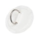 thumbnail image 2 of redondo en forma de D, sin pegamento, incluye de lazo con hebilla de cuerda de amarre de acero inoxidable 316 para bote inflable de PVC, blanco Baoblaze  Anillos en D inflables para kayak, 2 of 6