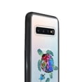 thumbnail image 3 of FINCIBO Slim TPU Bumper + Clear Hard Back Cover for Samsung Galaxy S10 G973 6.1", Sea Turtles Family, 3 of 7