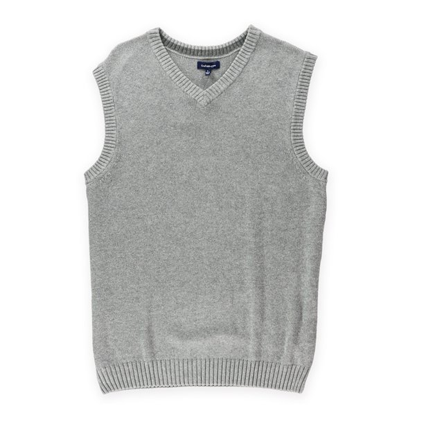 Croft&Barrow - Chaleco cl?sico para hombre, color gris, grande Croft&Barrow Chaleco