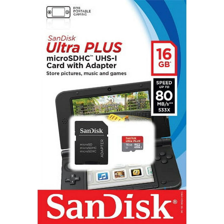 MEMORIA MICRO SD 16GB SANDISK ULTRA CLASE 10 80 MB/S – ON PLAY 2023