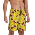 thumbnail image 2 of Wukai Duck with Star Sunglasses Men’s Short Pajama Pants With Pockets Soft Sleep Pj Shorts for Men-, 2 of 6