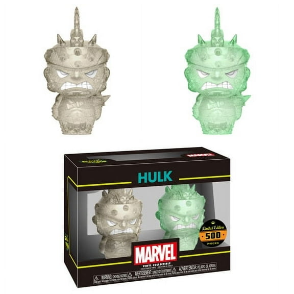 Funko Marvel Hikari XS Japanese Vinyl Hulk Vinyl Figure 2-Pack (Green & Grey)