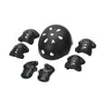 thumbnail image 3 of Juego de cascos para bicicletas para niños equipo de skateboard para deportes al aire libre, escalada de roca Negro, 3 of 8