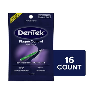 DenTek Easy Brush Plaque Control Interdental Cleaners, Tight, 16 Count