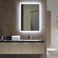 Paris Mirror Rectangle Bathroom Mirror with LED Backlights