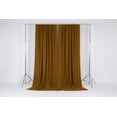 thumbnail image 2 of Solid Poplin Window Curtain or Photography Backdrop 58" Wide - Mustard Dark Gold, 2 of 5