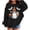 Black, variant on HAOTAGS Girls Halloween Printed Fleece Sweatshirt Size 6— Soft Brushed Cotton Blend, Relaxed Fit, Round Neck, Long Sleeve Pink