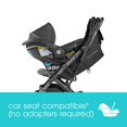 thumbnail image 3 of Summer Infant 3Dpac CS Compact Stroller, Black – Car Seat Adaptable Baby Lightweight Stroller with Convenient One-Hand Fold, Reclining Seat and Extra-Large Canopy, 3 of 5