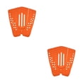 thumbnail image 4 of Soidarity Almohadilla trasera Estera de surf Suministros de surf Accesorios deportivos Superficie lisa Ahorro de espacio Almohadillas Naranja 2piezas, 4 of 6