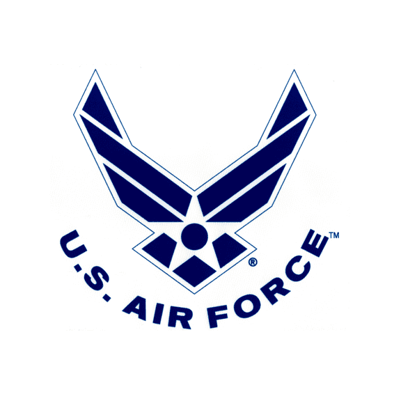 United States Air Force Edible Image Icing Cake Topper for Quarter Sheet Cake, by Tnct.