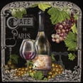 thumbnail image 3 of Tre Sorelle Studios 12x12 Black Modern Framed Museum Art Print Titled - Cafe de Vins Wine II, 3 of 5