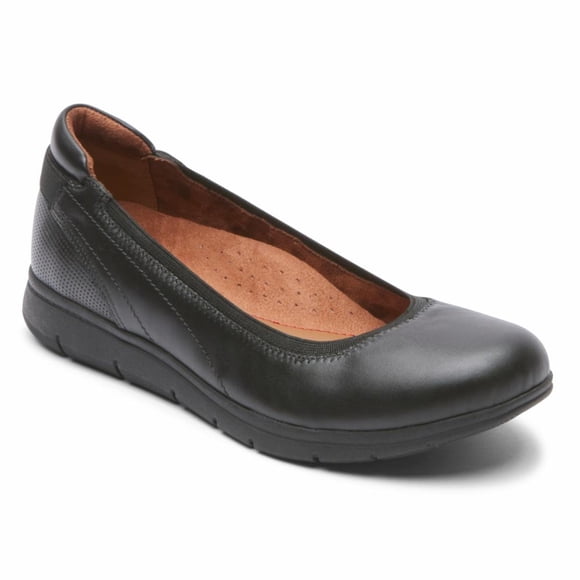 Cobb Hill LIDIA BALLET BLACK LEATHER SHOE