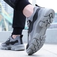 thumbnail image 4 of Steel Toe Shoes for Men Work Women Lightweight Air Cushion Sneakers Slip Resistant Safety Work Boots Indestructible Shoe, 4 of 13