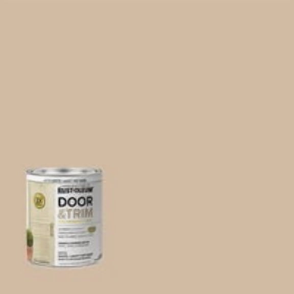Rust-Oleum Stops Rust Satin White Tint Base Door Paint Exterior and Interior 1 qt