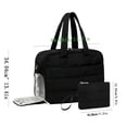 thumbnail image 3 of Women's Insulated Lunch Bag with Laptop Compartment for Work - 2-in-1 Large Tote Bag with Shoulder Strap, Fits 17 Inch Computer and Meal Prep Containers, 3 of 7