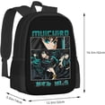 thumbnail image 2 of Muichiro Tokito Backpack,3d Print Laptop Backpack Lightweight Casual Daypack Bookbag Multi-Function Travel Backpack 16.5 In, 2 of 5