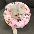 thumbnail image 4 of PENGXIANG Collier Anti-Morsure pour Animaux Collier Circulaire Elizabeth Col Réglable Coton Imperméable Cône E-Collier pour Chat et Chien, 4 of 8