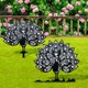 thumbnail image 1 of onlyliua Ofertas Del Día Tarjeta de Enchufe de Tierra de Pavo Real de Hierro y Metal, Decoración de Jardín, Decoración de Jardín, Decoración de Árboles, Artesanías, 1 of 7