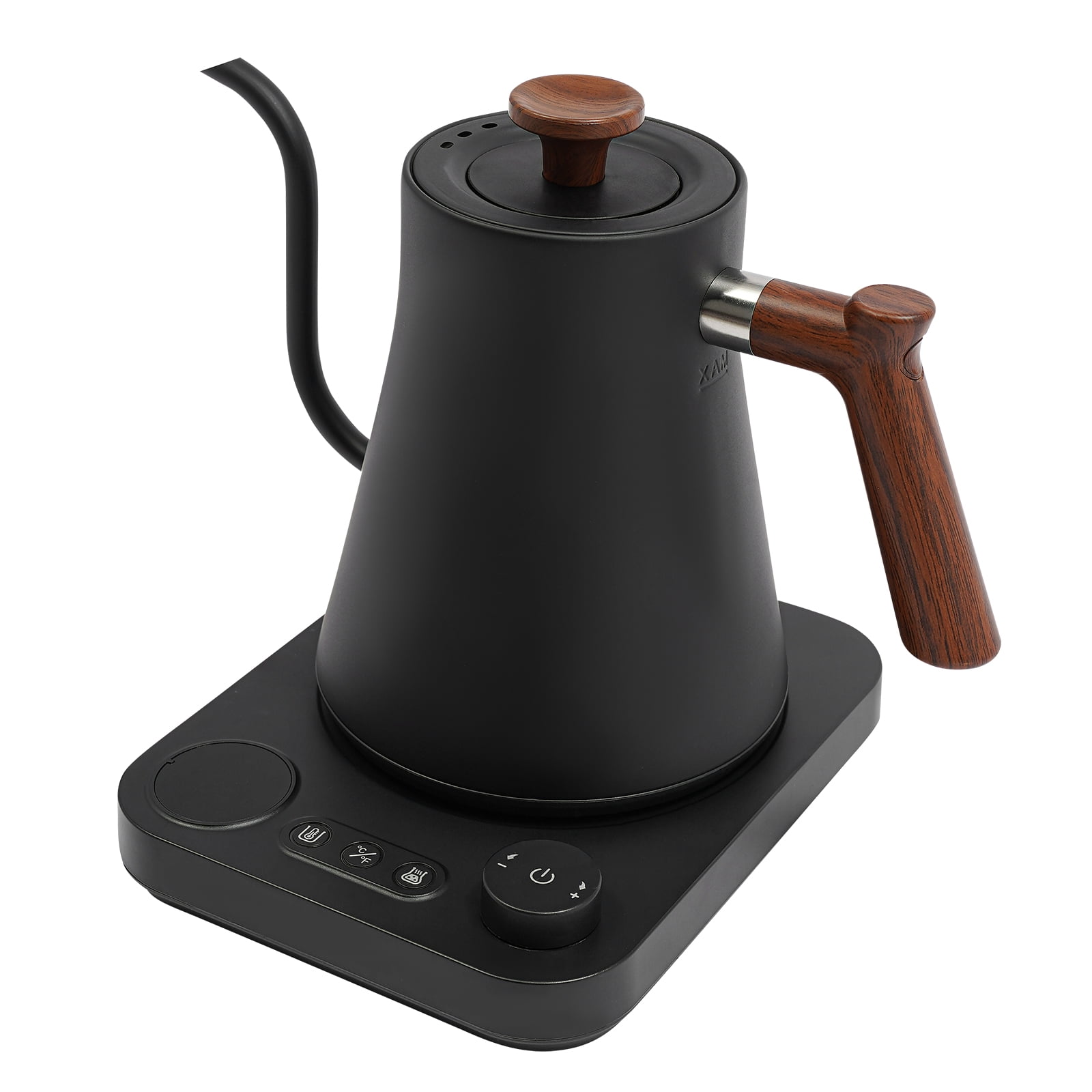 Electric Gooseneck Kettle, 1200W Electric Kettle, Electric Tea Kettle Black