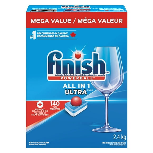 Finish Détergent pour Lave-Vaisselle Powerball, 2,4 kg