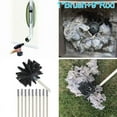 Flexible Flue Brush Rods Chimney Brush Kit Chimney Sweep Soot Cleaning