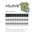 thumbnail image 2 of VILOVE Women Sunflower Graphic Crew Neck Short Sleeve Summer Casual T-Shirt, 2 of 7