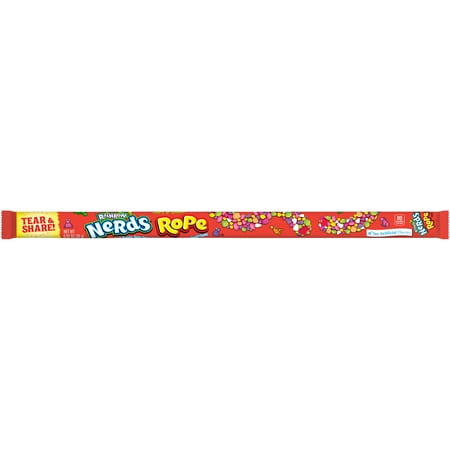Wonka Nerds Rainbow Candy Rope, 0.92 Oz.