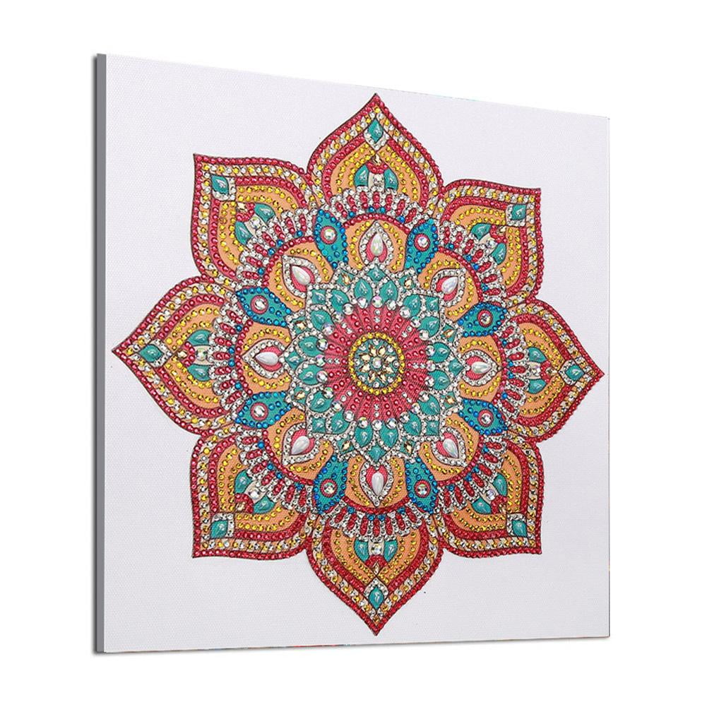 5D DIY Special Shaped Diamond Painting Mandala Cross Stitch Kits Craft Decors #Z 