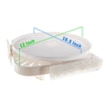 thumbnail image 4 of Instant Rotating Wedge Corner Shelf W/ Strong Suction Grip - Shelve For Showers, Kitchen, Home, Pantry & Bathrooms, 4 of 6