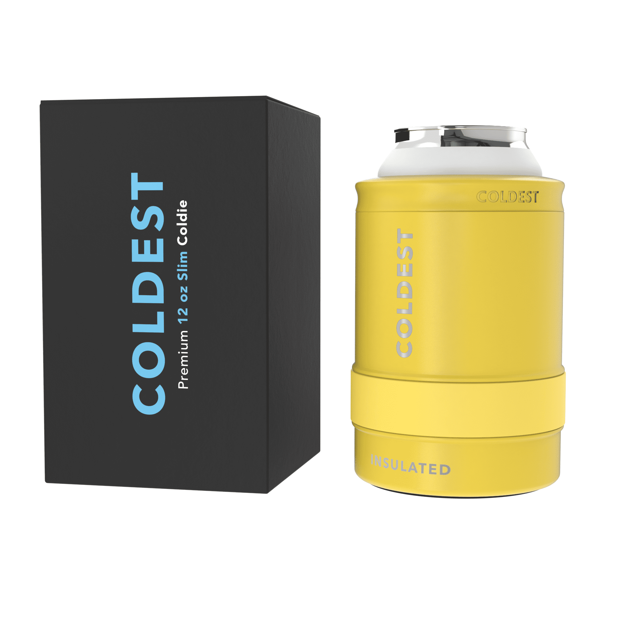 COLDEST Standard Can Cooler for Beer, Soda, Sparkling Water, Vacuum