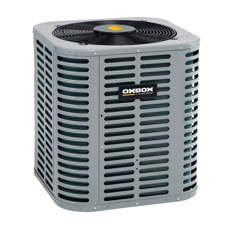 OxBox 48,000 BTU (14.3 SEER2 DOE) Air Conditioner Condenser, Black