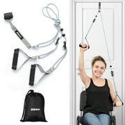 Bilbear Shoulder Pulley for Physical Therapy at Home,Adjustable Over The Door Pulley System for Shoulder Rehab,Exercise Pulley for Rotator Cuff Rehabilitation Aids,Increase Range of Motion in Arm