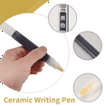 thumbnail image 4 of 4 Pcs Underglaze Pen Underglaze for Ceramics Ceramic Writing Pen Underglaze Permanent Porcelain Colored Pen (Black), 4 of 8