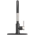 thumbnail image 6 of Dura Faucet 530SLKMBSN Streamline Pull-Down RV Kitchen Faucet, Matte Black & Satin Nickel, 6 of 10