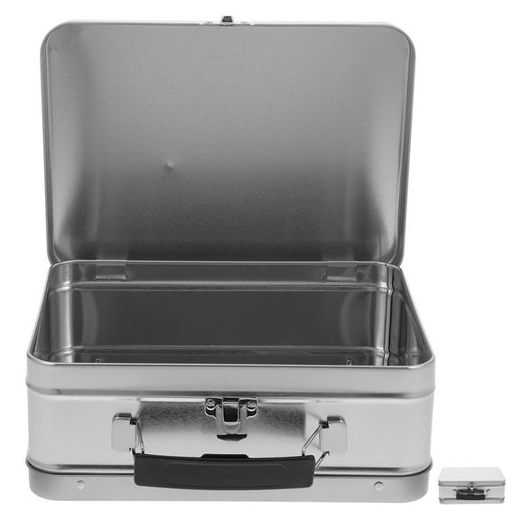 PBPBOX Retro Lunch Box Metal for Adults Decorative Box for Picnic Use 1Pcs