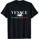 thumbnail image 1 of Camiseta vintage Venecia con góndola y bandera de Italia, 1 of 2
