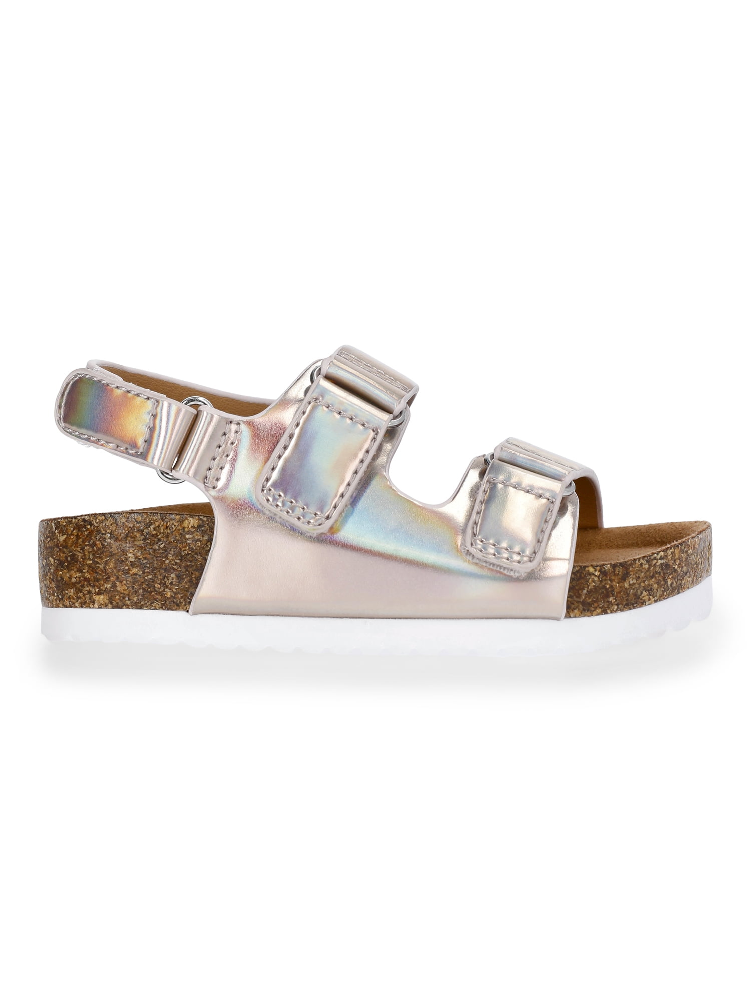 Wonder Nation Toddler Girls Footbed Sandals