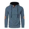 thumbnail image 2 of Nmnitkp Sweatshirts for Men Hoodies Pullover Graphic Hoodie Long Sleeve Casual Sweatshirts with Pocket Blue,S, 2 of 5
