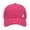 Hot Pink, variant on Youth And Adult Side Embroidered Baseball Cap Classic Visor Hat For Outdoor Sports Activities Green One Size